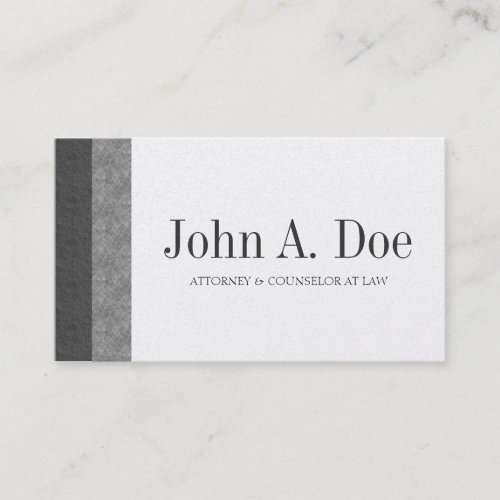 Attorney Lawyer Law Firm Marble  Slate Borders Business Card