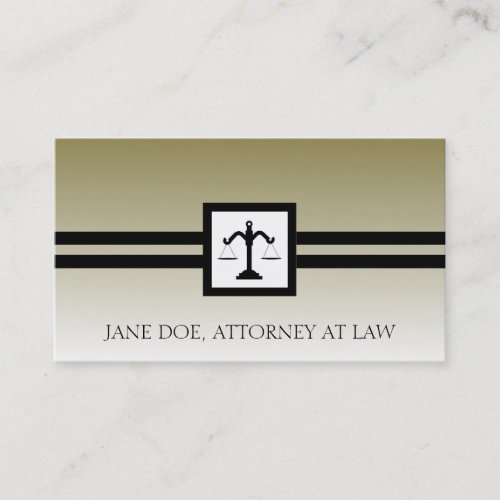 Attorney Lawyer Law Firm Office Scale Gold Fade Business Card Templates