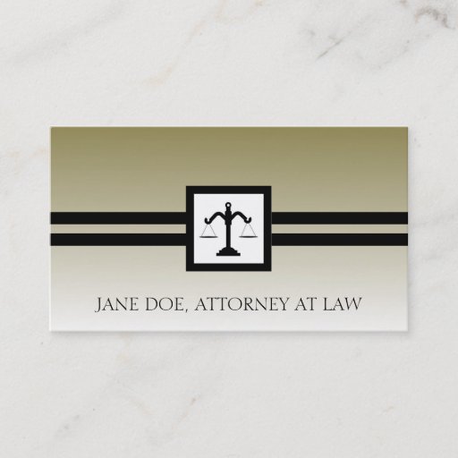 Customizable Attorney Lawyer Law Firm Office Scale Gold Fade Business Card Templates