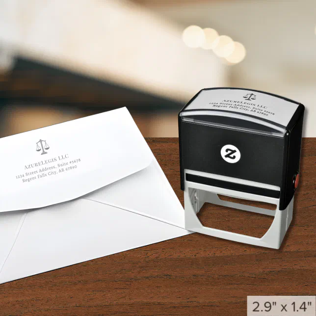 Attorney Lawyer Law Firm Self-Inking Stamp - Product | North Red Vine