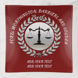Attorney, Lawyer, Law Firm Trinket Tray