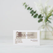Attorney lawyer law legal business card (Standing Front)