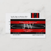 Attorney Lawyer monogram masculine Business Card (Front/Back)