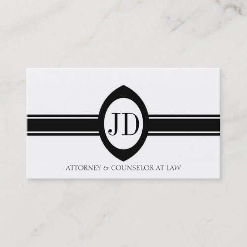 Attorney Lawyer Pendant Fancy Ribbon Business Card