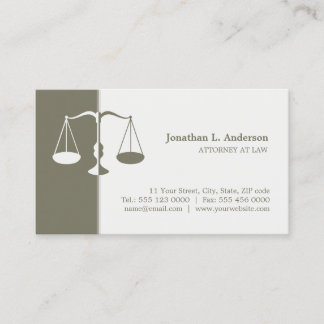 Attorney / Lawyer Professional business card