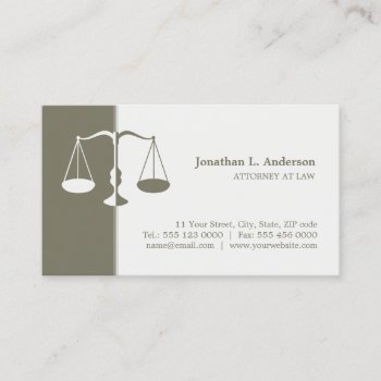 Attorney / Lawyer Professional Business Card by BluePlanet at Zazzle