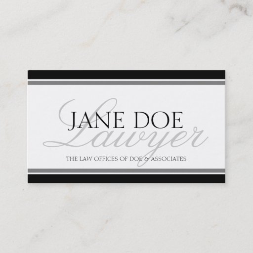 Customizable Attorney Lawyer Script - Available Letterhead - Business Cards
