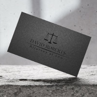 Attorney Lawyer Trendy Carbon Black Professional