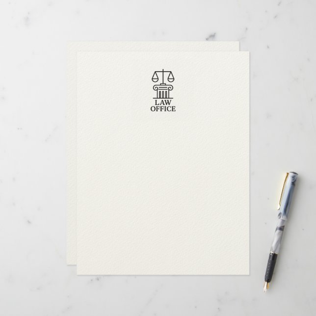 Attorney & Legal Design Letterhead (Front/Back In Situ)