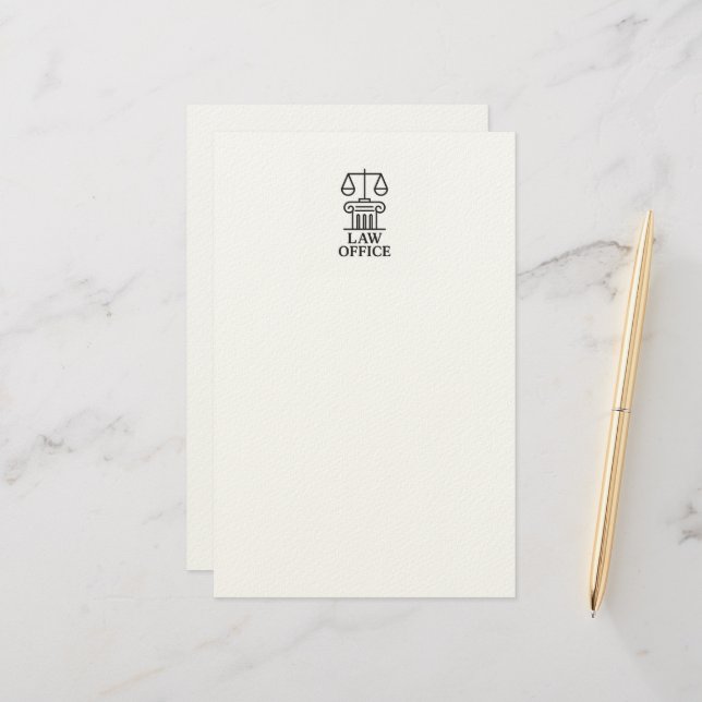 Attorney & Legal Design Stationery (Front/Back In Situ)