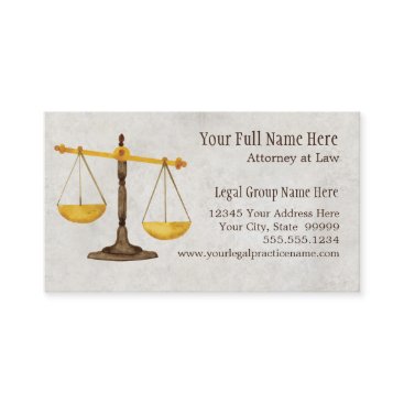 Attorney Legal Practice Judge Symbol Business Card Attorney Legal Practice Judge Symbol Business Card