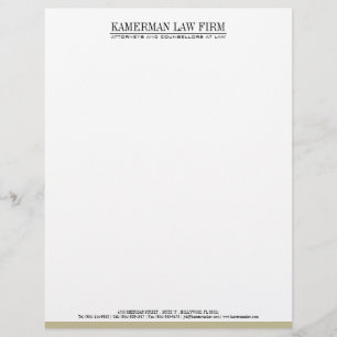 Attorney Letterhead