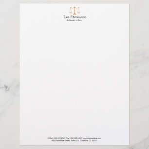 Attorney Letterhead