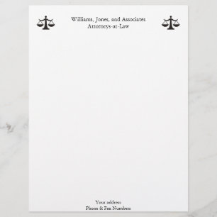 Attorney Letterhead