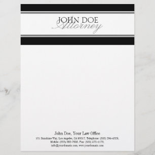 Attorney Letterhead SilverScript MatchBusinessCard