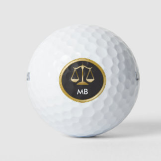 Attorney Monogram Executive Gift Golf Balls