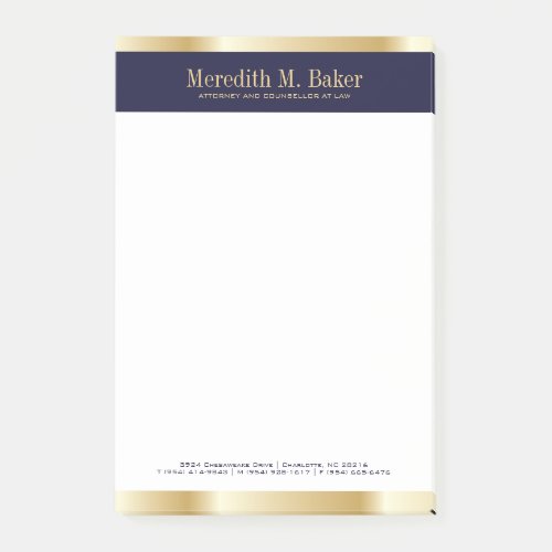 Attorney Note Pad