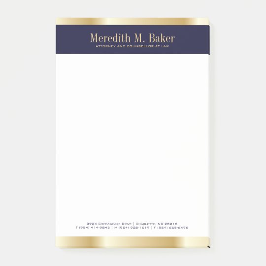 Attorney Note Pad | Zazzle.com