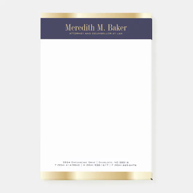Attorney Note Pad | Zazzle