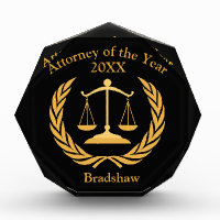 Attorney of the Year | Law | Lawyer - Black & Gold