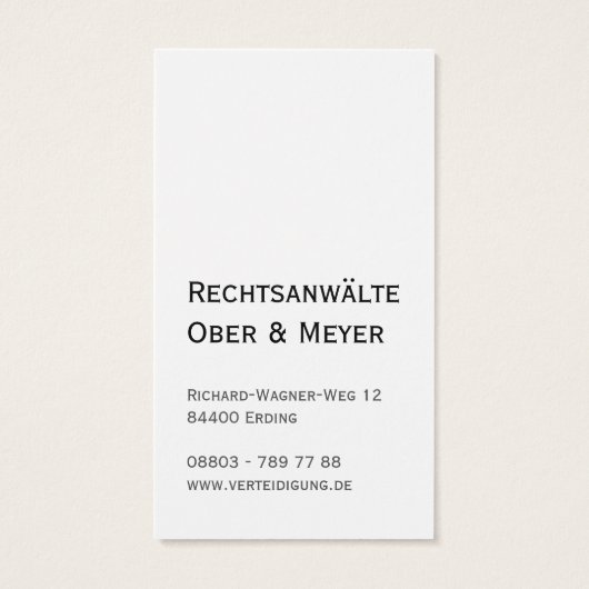 Attorney or Notary (Back)