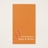 Attorney or Notary orange  (Front)