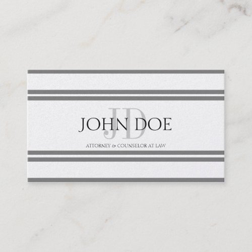 Attorney Platinum Deluxe Stripes Business Card Templates