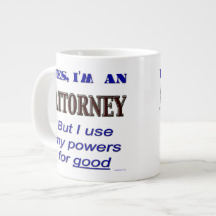 Attorney Powers for Good Jumbo Coffee Mug