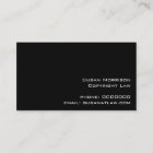 Attorney Professional Business Cards Grey