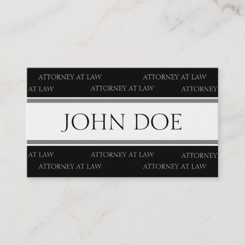 Attorney Silver Stripes - Available Letterhead - Business Cards