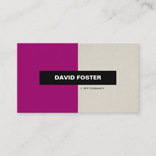 Attorney - Simple Elegant Stylish Business Card Templates