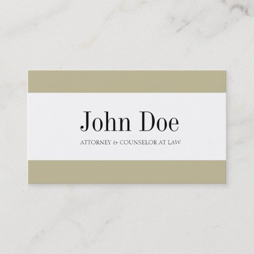 Customizable Attorney Tan Stripes - Available Letterhead - Business Card Template