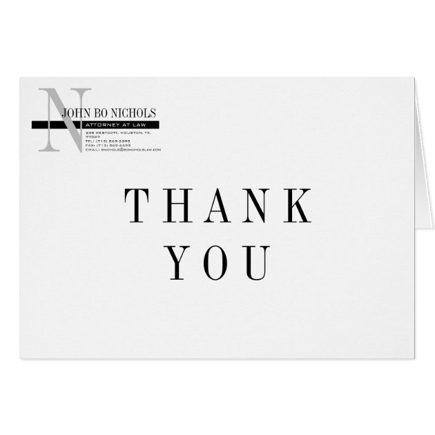 Attorney Thank You Card Zazzle Com   Attorney Thank You Card Rf71ecb4ea2f74fc1ba7b68782cd8520d Xvua8 8byvr 630 