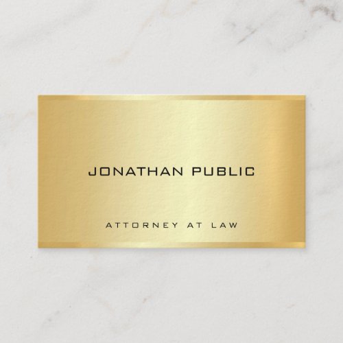 Attorney Thick Business Cards Elegant Professional