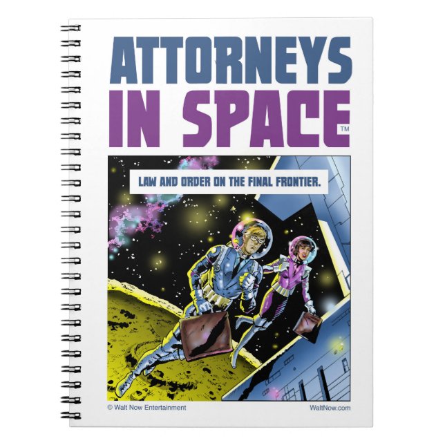 ATTORNEYS IN SPACE notebook (Front)