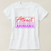 Attract Abundance Motivational Custom
