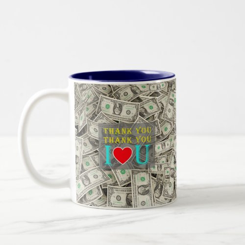 Attract Money Two_Tone Coffee Mug