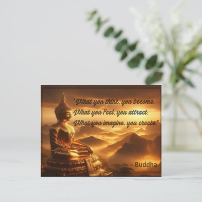 Attract To Create Postcard (Standing Front)