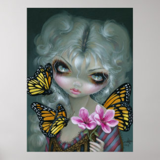 Attracting Butterflies ART PRINT gothic rococo fae
