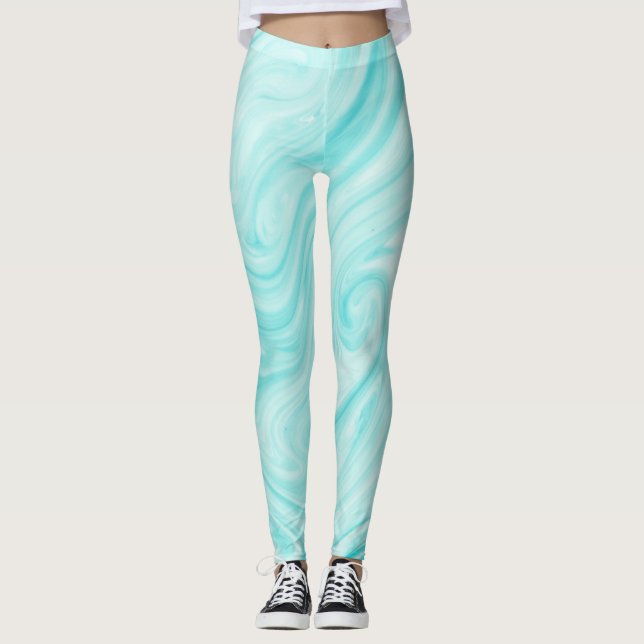 Attractive Abstract Artist's impression Leggings (Front)