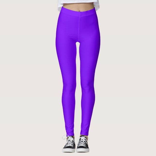 Attractive and More Products - SIMPLE Purpel Leggings (Front)