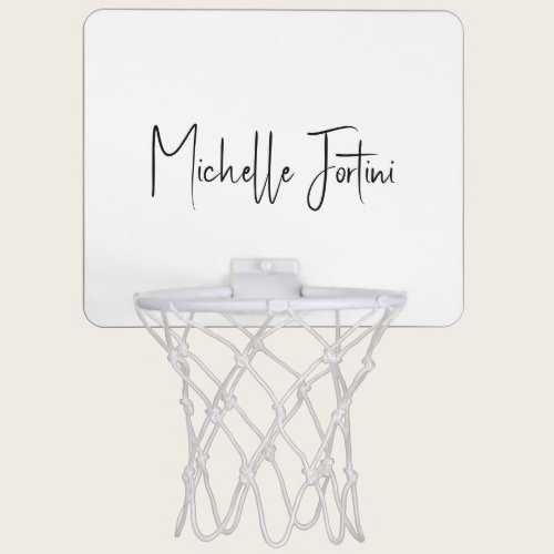 Attractive Calligraphy White Modern Minimalist Mini Basketball Hoop Attractive Calligraphy White Modern Minimalist Mini Basketball Hoop