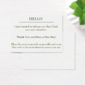 Attractive card (Desk)