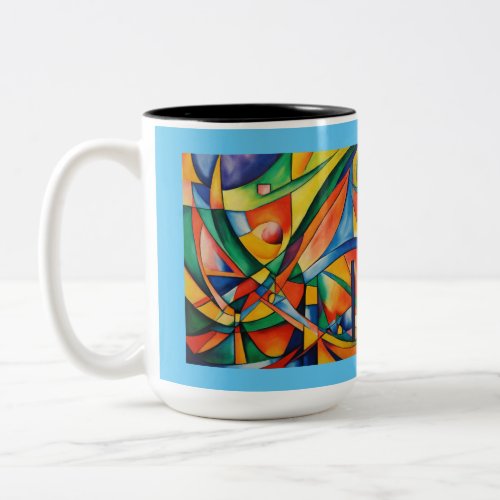 attractive colourful mug
