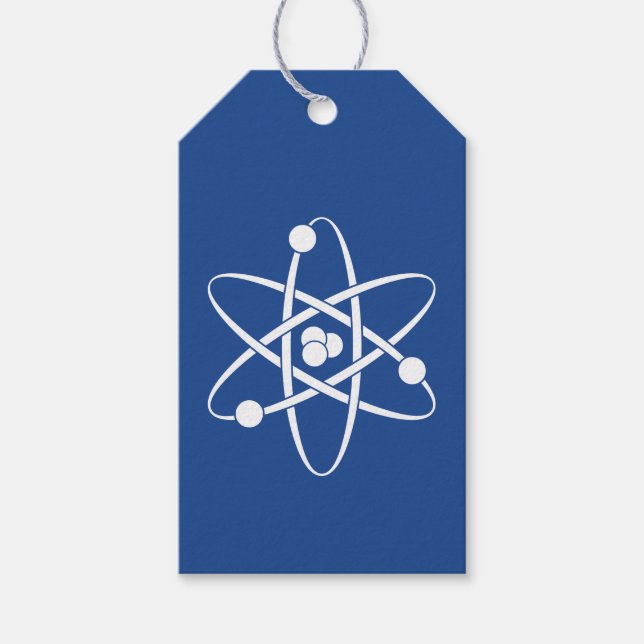 Attractive Forces in Blue Gift Tag (Front)