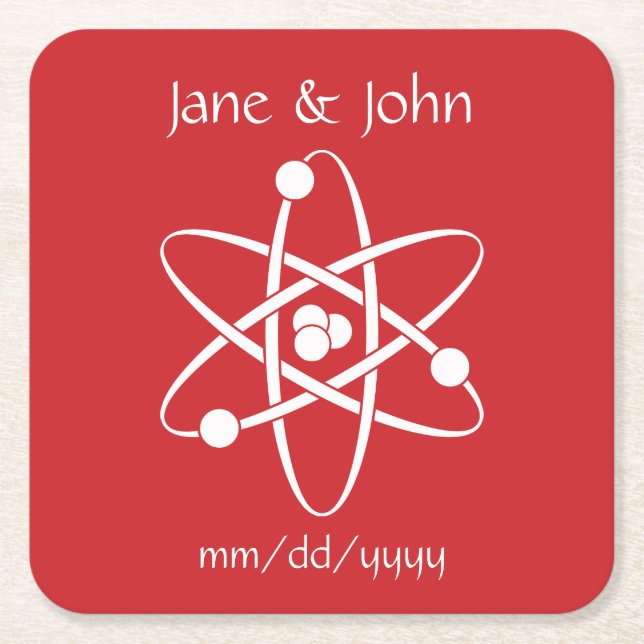 Attractive Forces in Cherry Paper Coaster (Front)