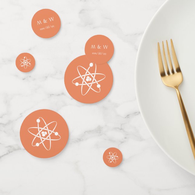 Attractive Forces in Coral Table Confetti (Group)