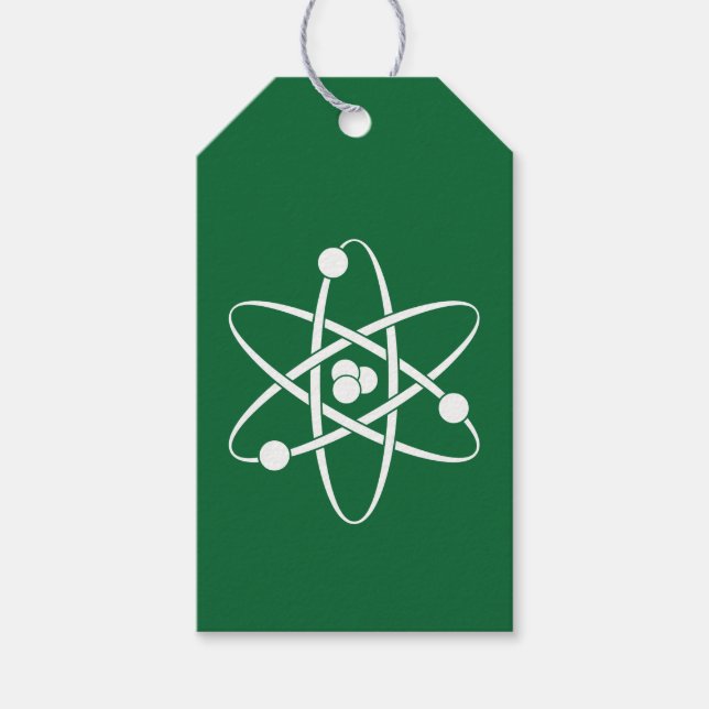 Attractive Forces in Green Gift Tag (Front)