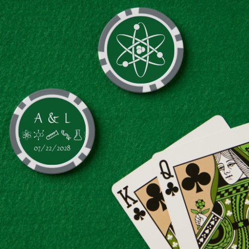 Attractive Forces in Green Poker Chips