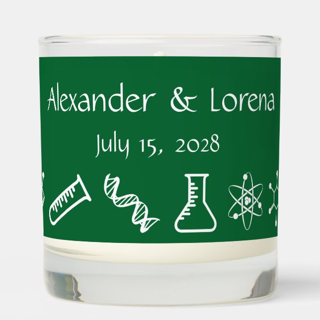 Attractive Forces in Green Scented Candle (Front)